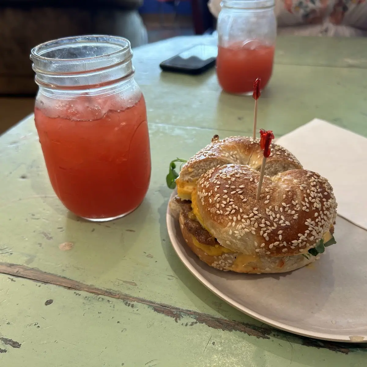 Breakfast Bagel Sandwich