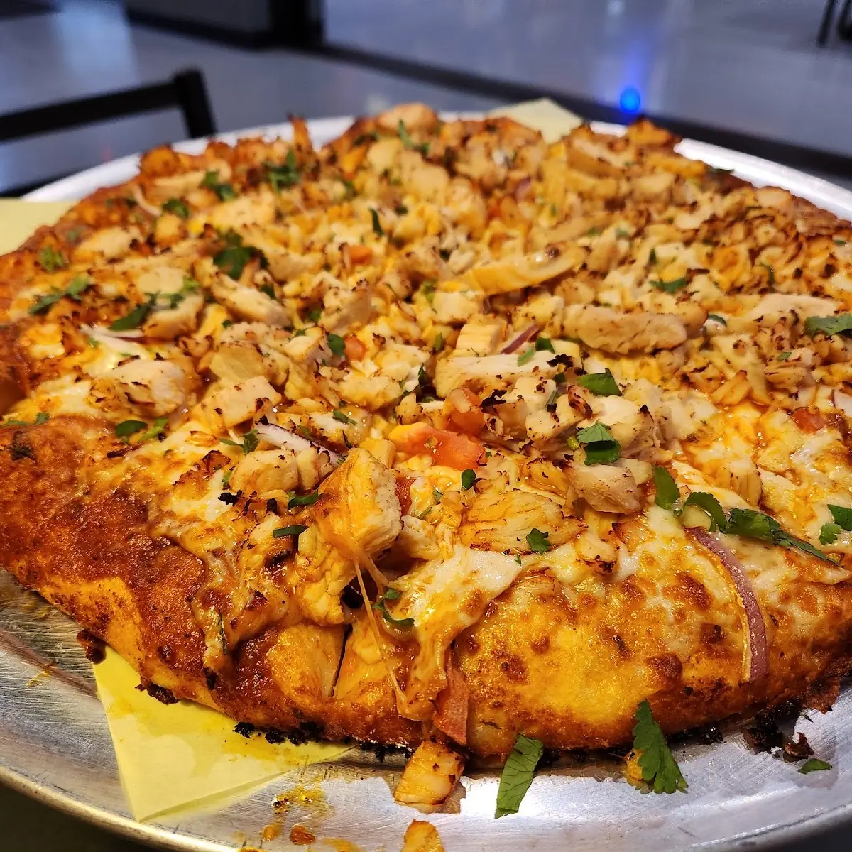 Butter Chicken Pizza