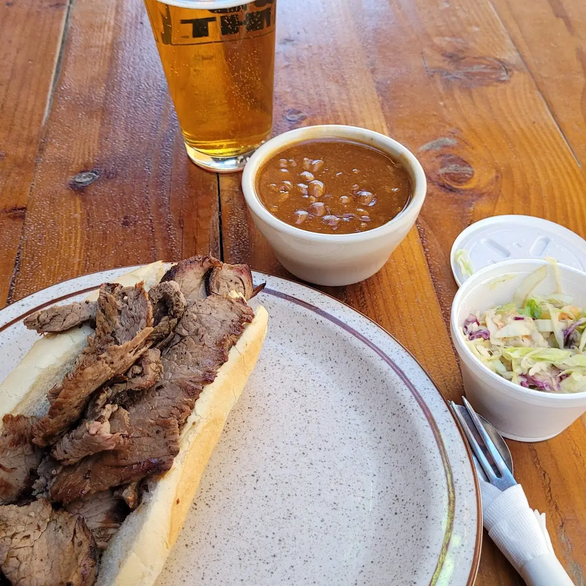 Open Face Hot Beef Sandwich