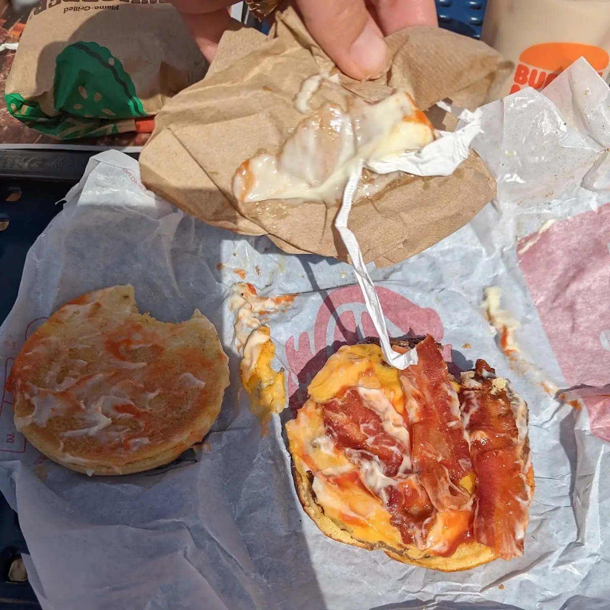 Bacon Burger with Too Much Mayo