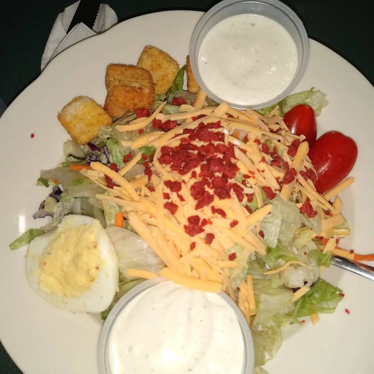 House Salad with Ranch Dressing
