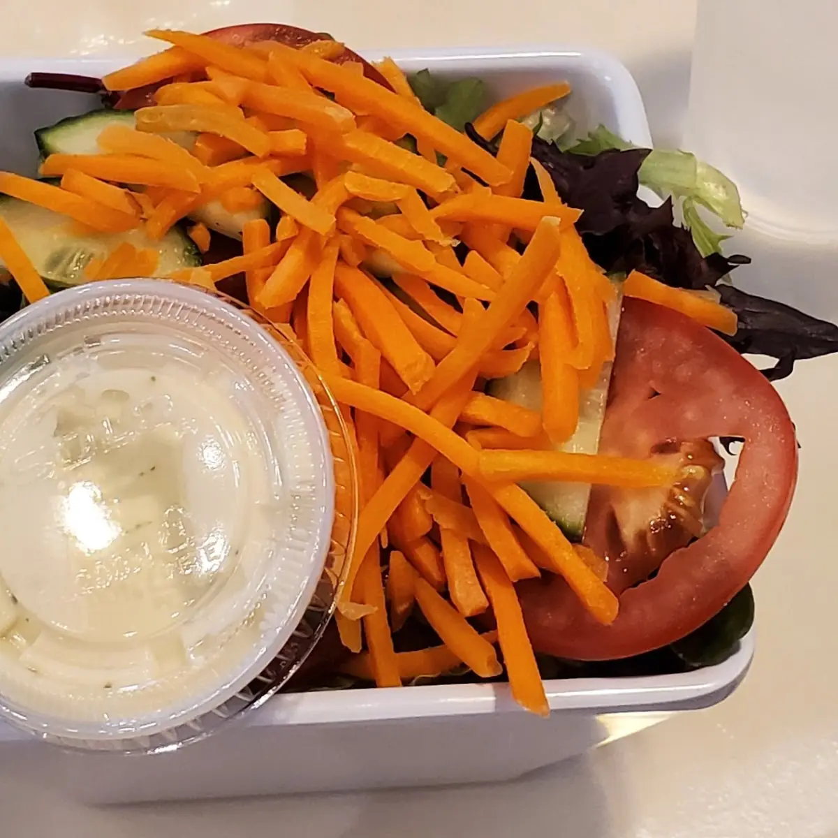 Salad with Ranch Dressing