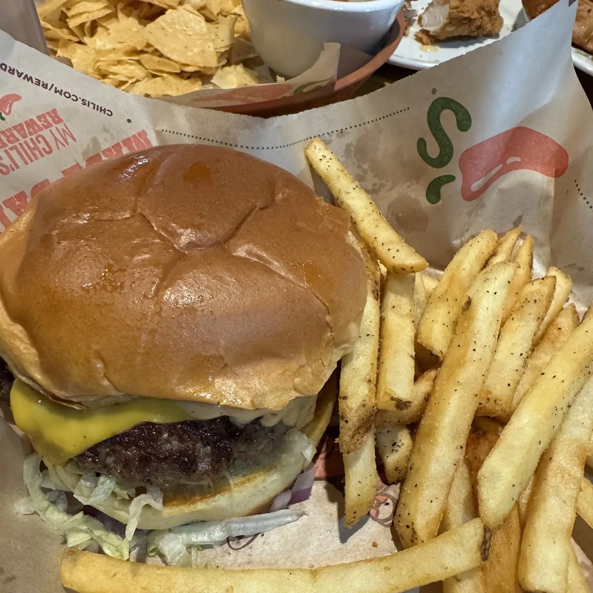 Smash Burger and Fries