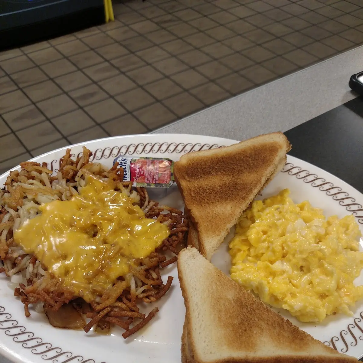Scrambled Eggs and Toast