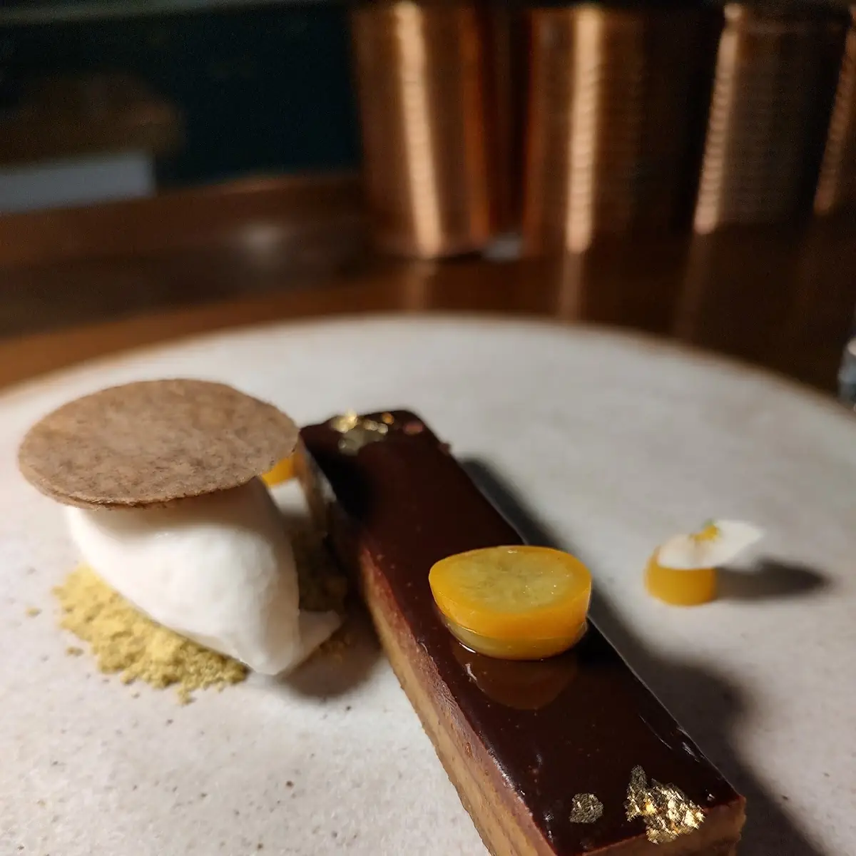 Besan Burfi Chocolate Opera