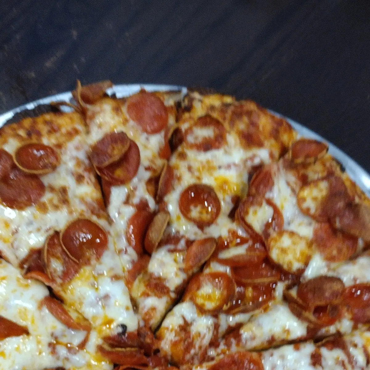 Pepperoni Pizza with Cheese on Top