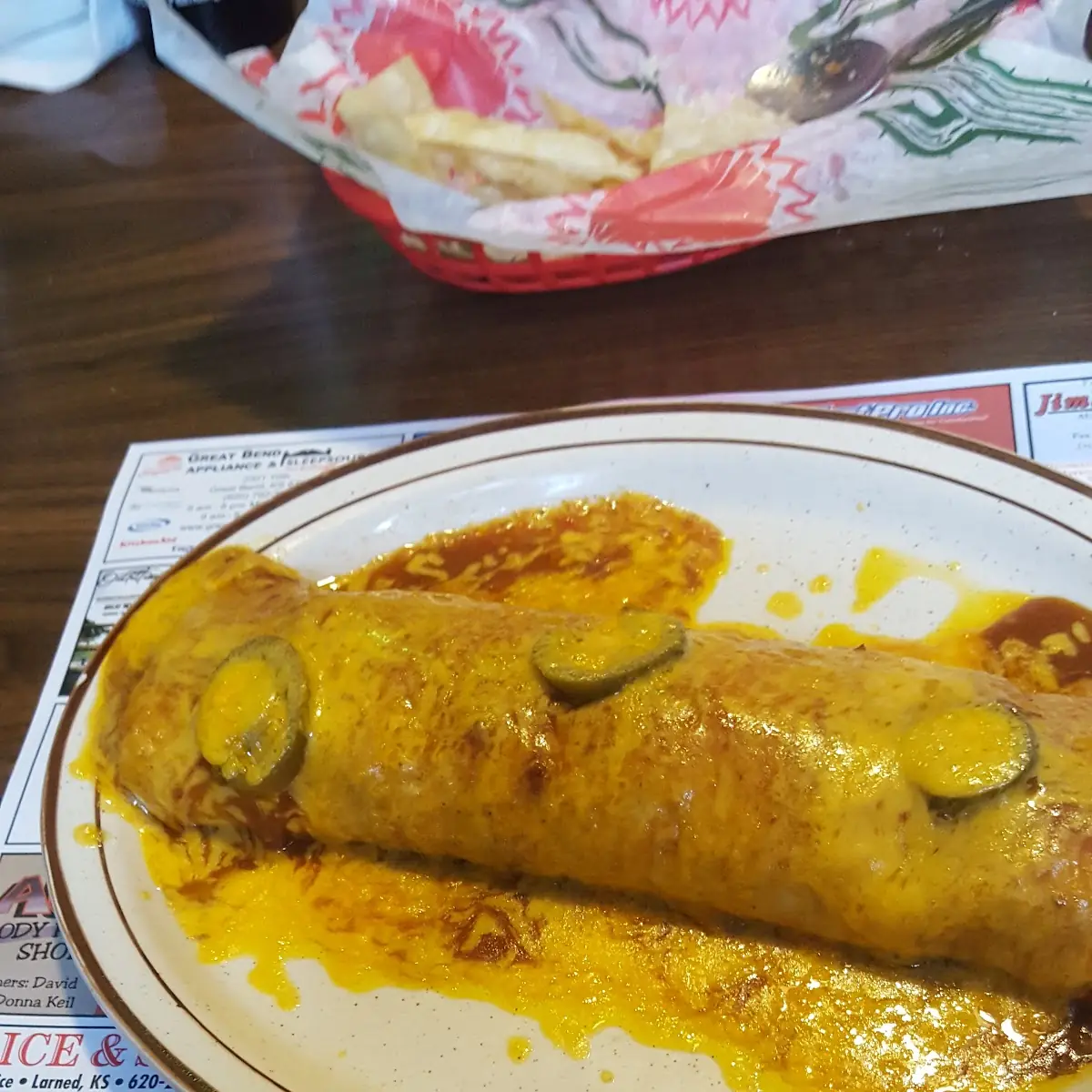 Burrito Cheese Enchilada