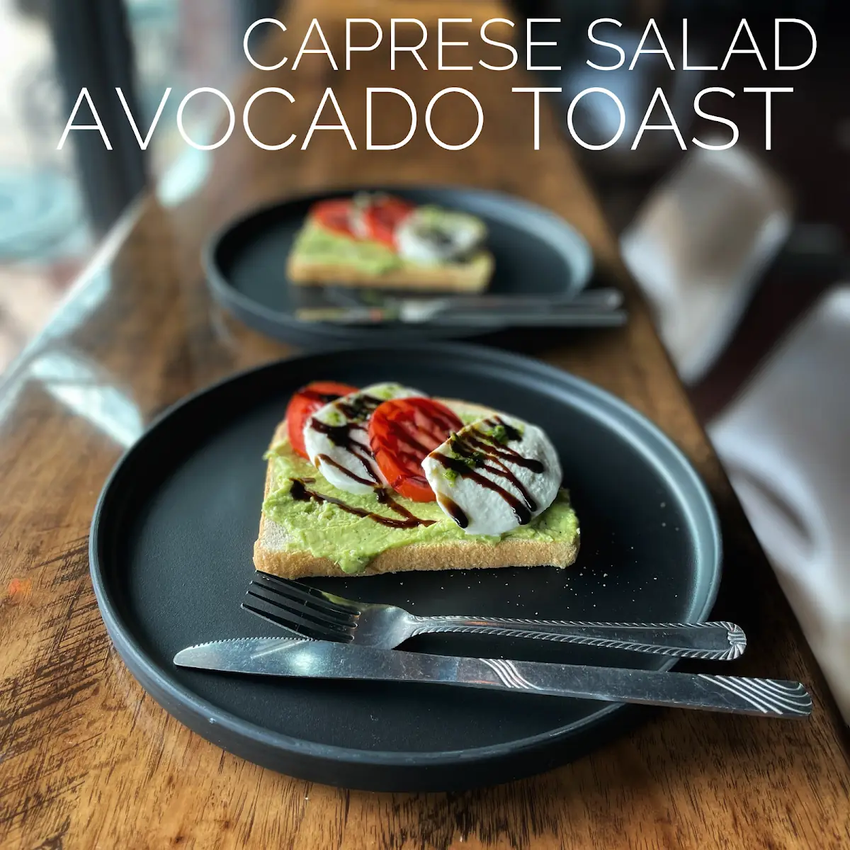 Caprese Salad Avocado Toast