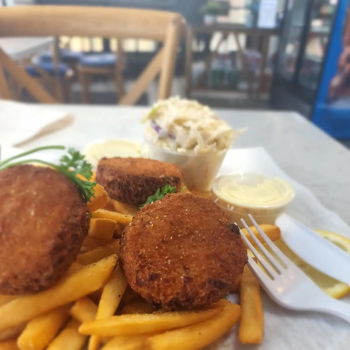 Crab Cake Platter