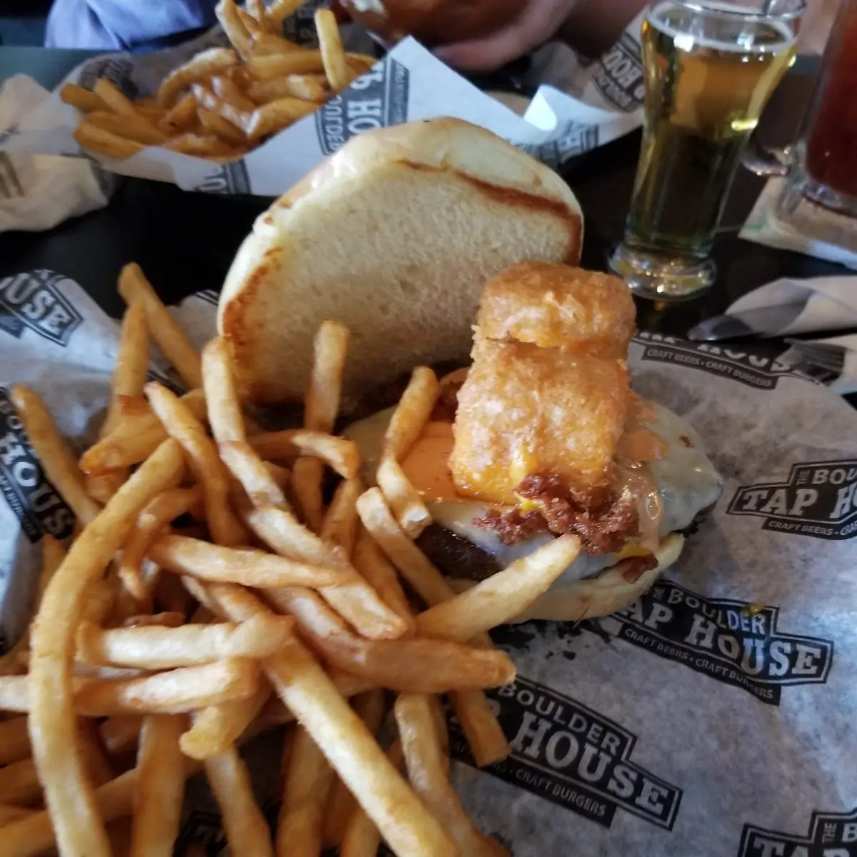 Cheese Curd Burger