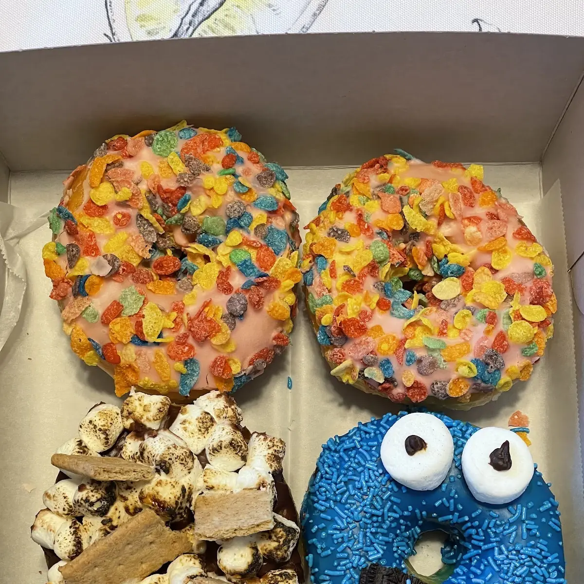 Cookie Monster Doughnuts