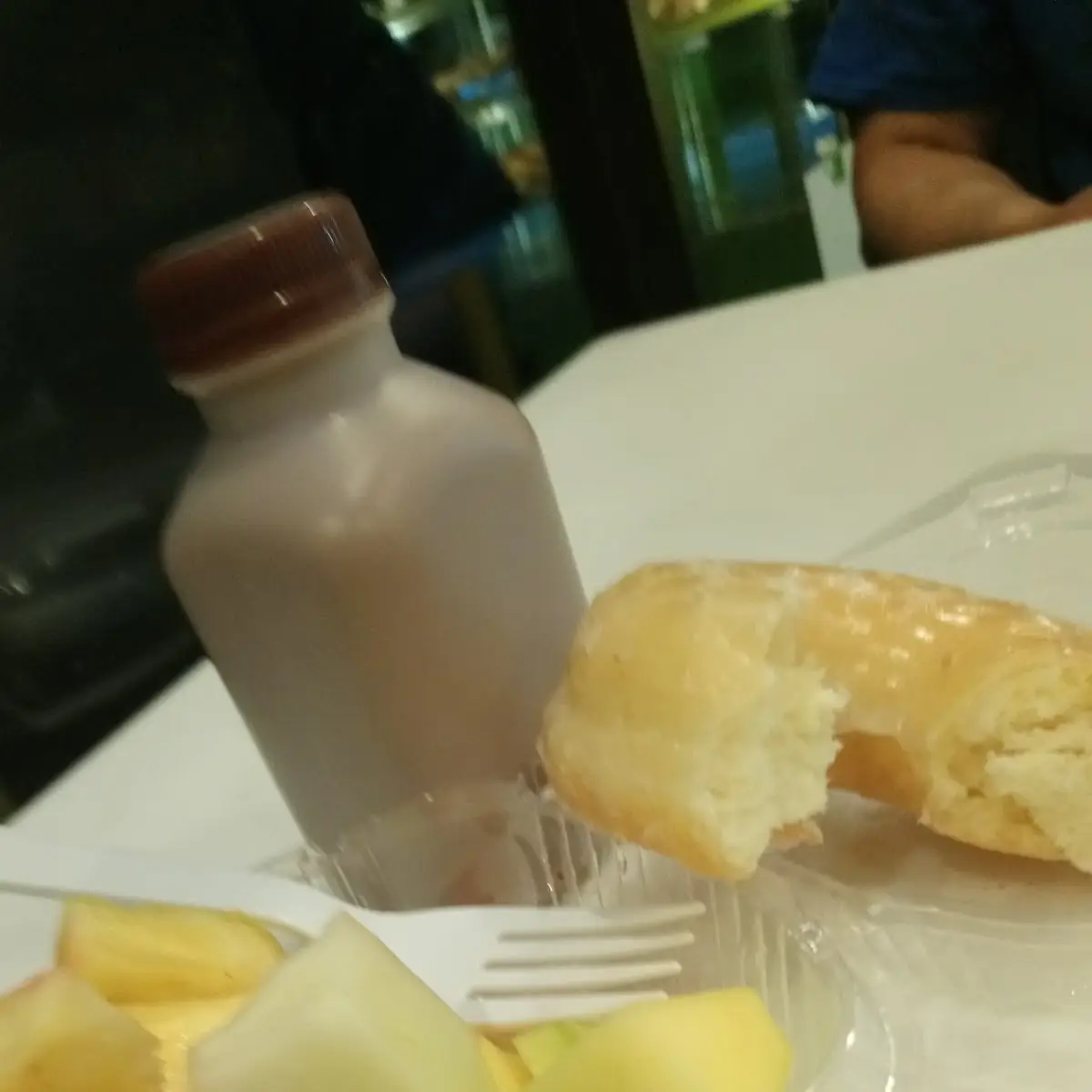 Fresh Fruit with Glaze Donut