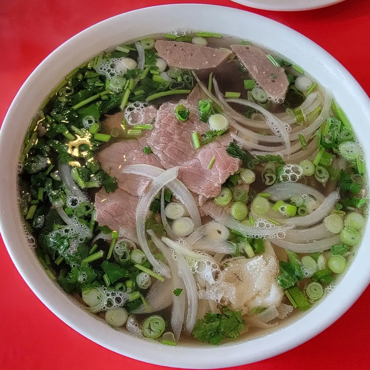 Pho Tai Gan Noodle Soup