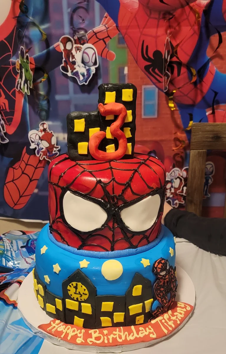 Spider Man Birthday Cake