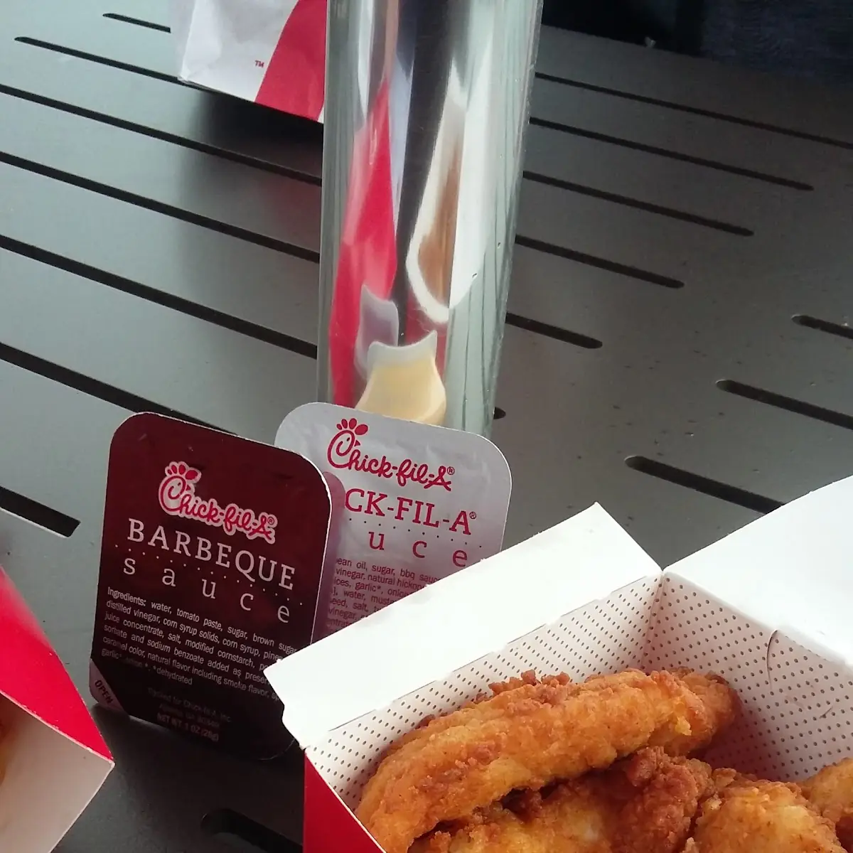 Chicken Strips and Sauces
