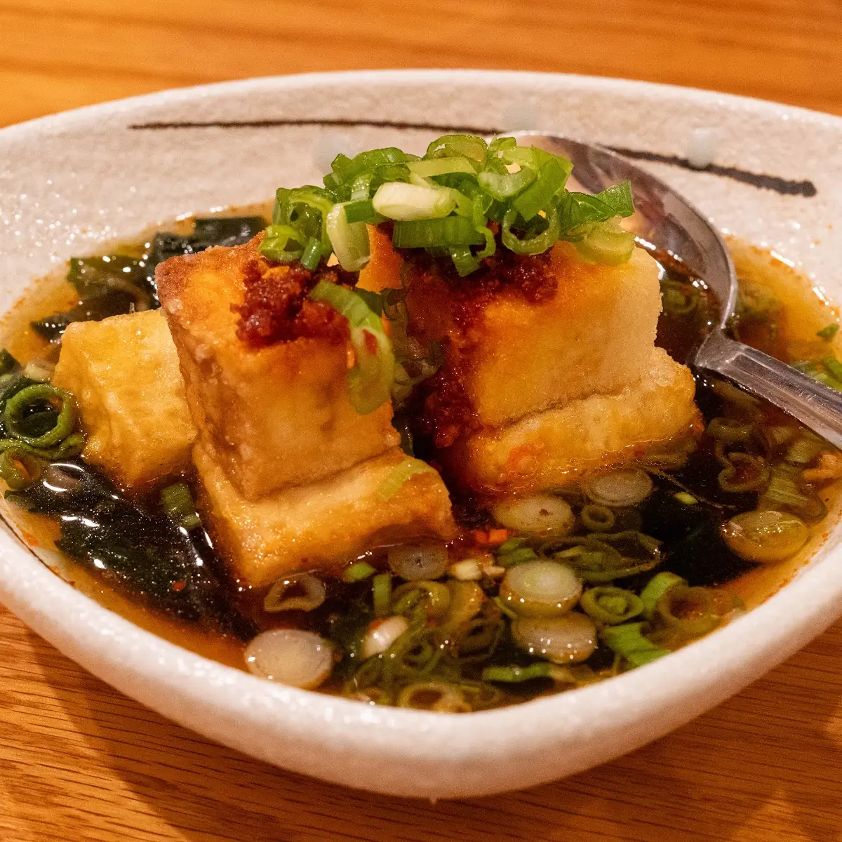 Agedashi Garlic Tofu