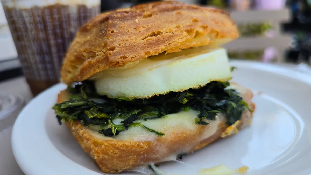 Spinach Cheese Sandwich