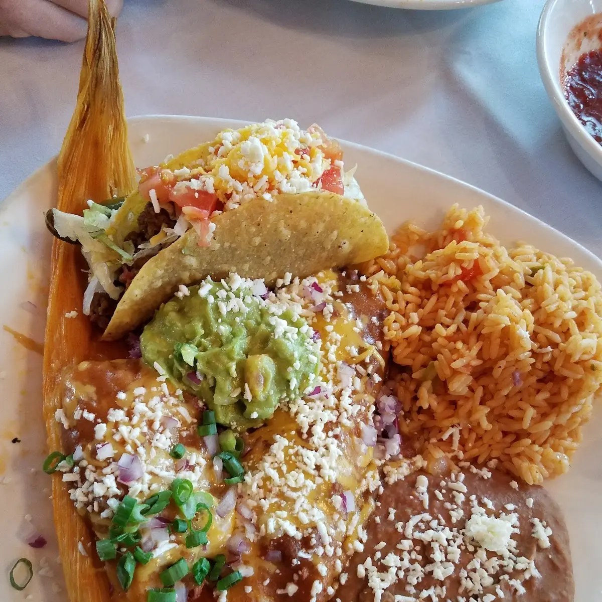 Chili Relleno with Shredded Chicken