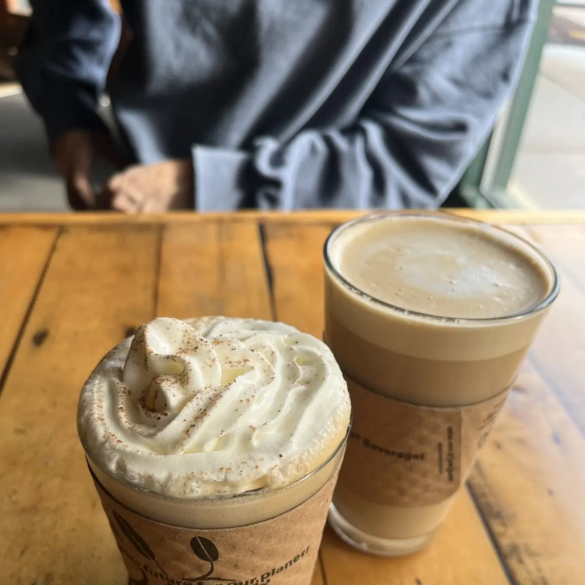 Pumpkin Spice Latte and Caramel Roll