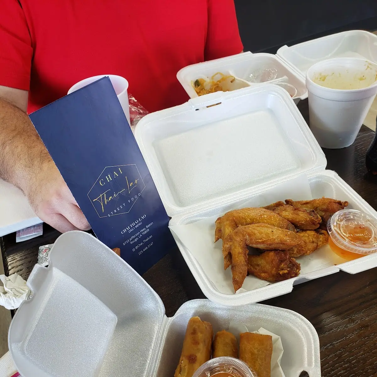 Spring Rolls and Wings