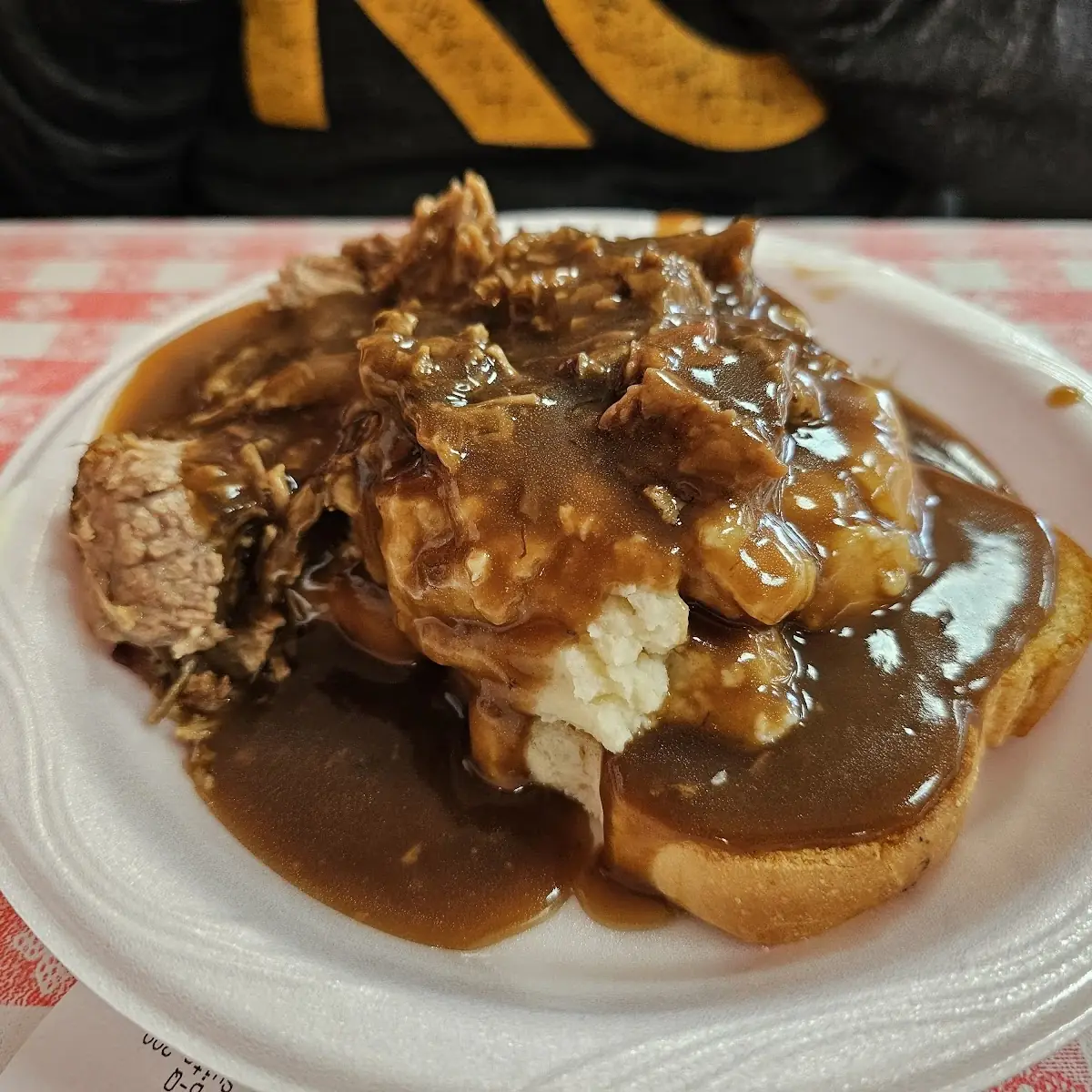 Open Faced Roast Beef Sandwich Platter
