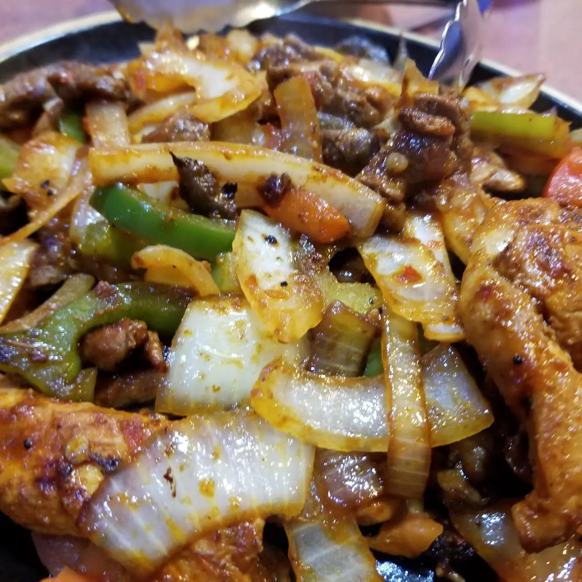 Chicken and Steak Fajitas