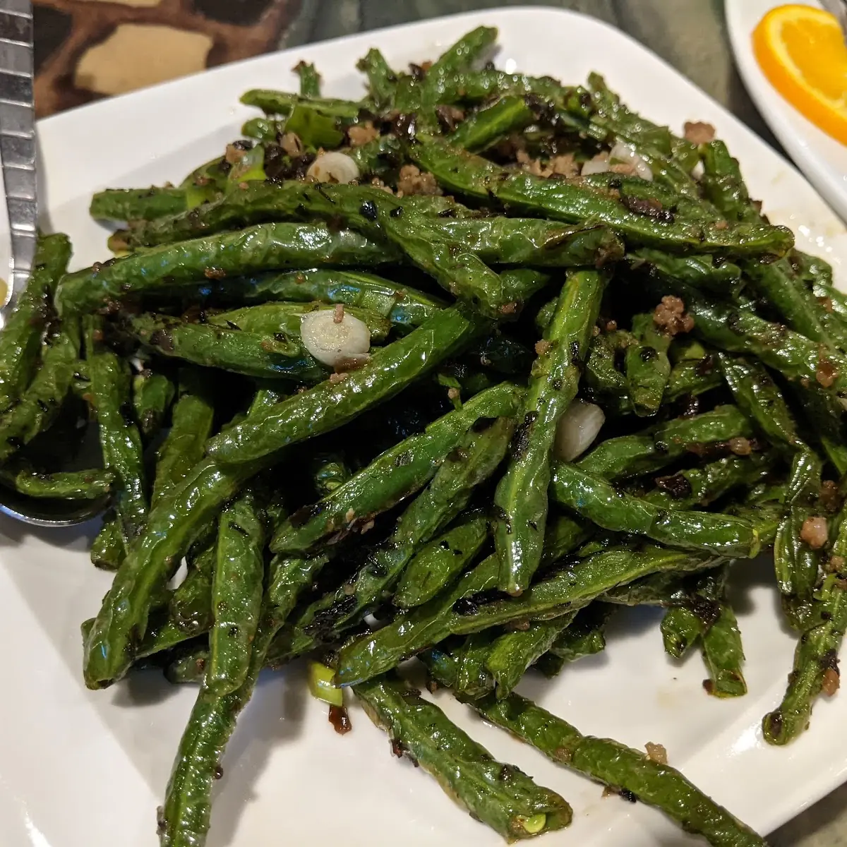 Sichuan Dry Fried Green Beans