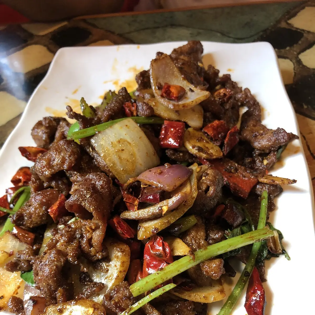 Stir Fried Lamb with Cumin
