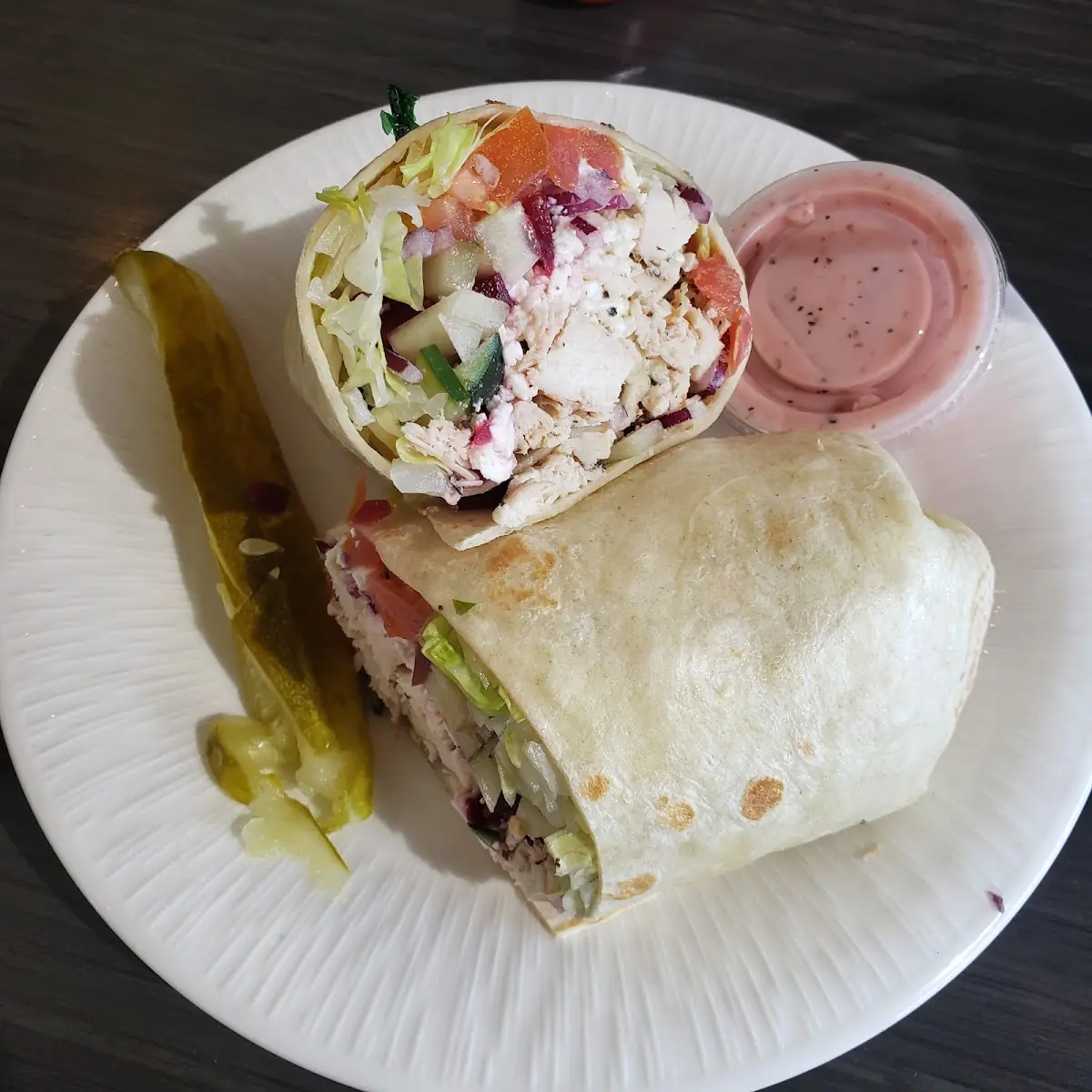 Greek Chicken Wrap