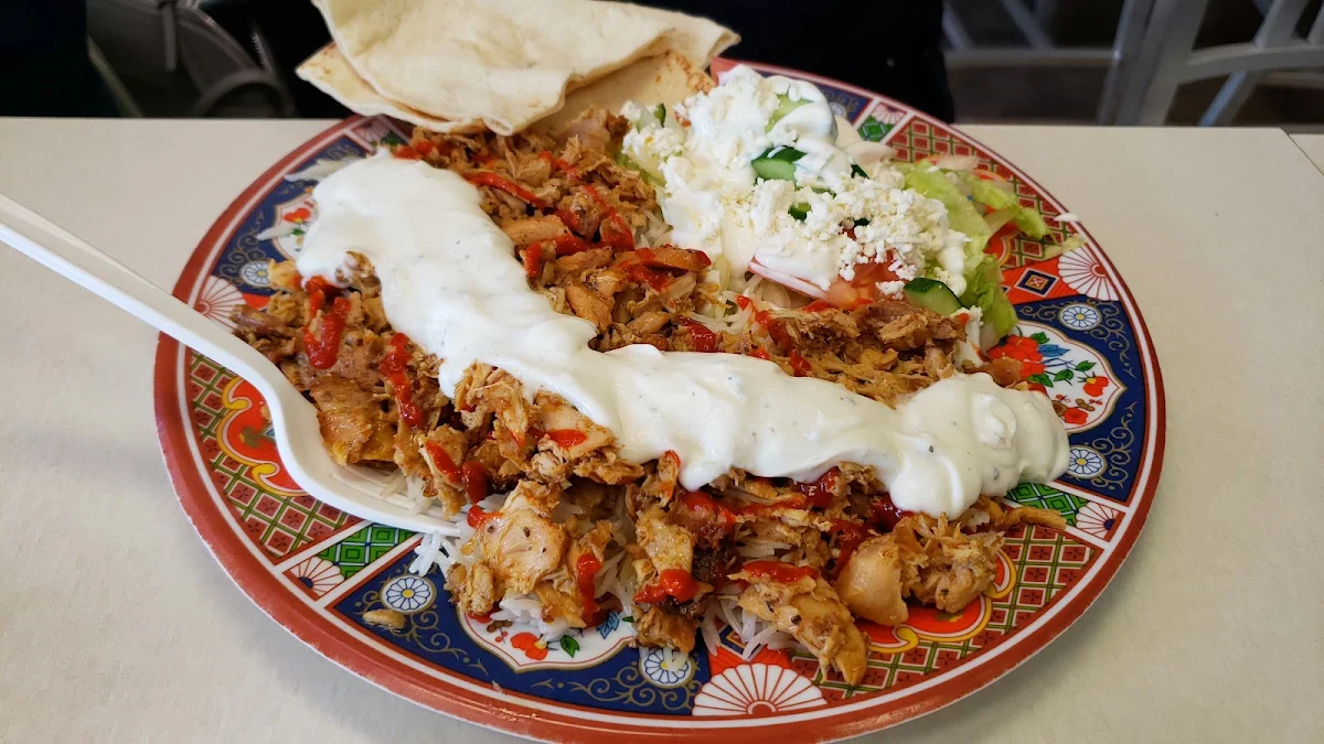Chicken Platter, Donair Top