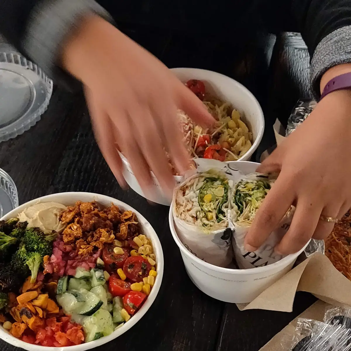 Wrap with Crispy Chicken