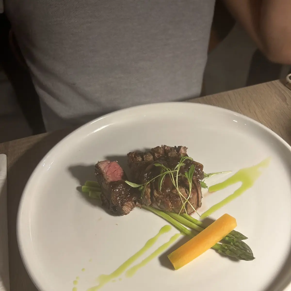 Filet Mignon with Asparagus