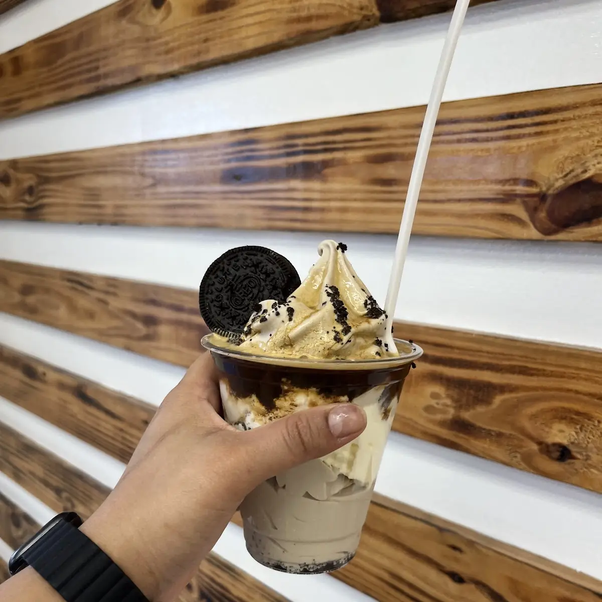Cookies & Cream Soft Serve Affogato