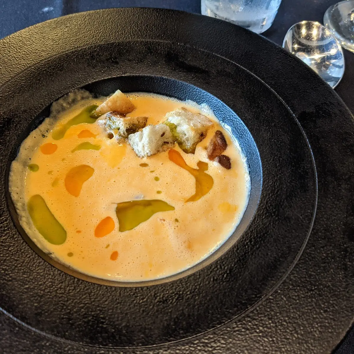 Sweet Chili Prawn Bisque
