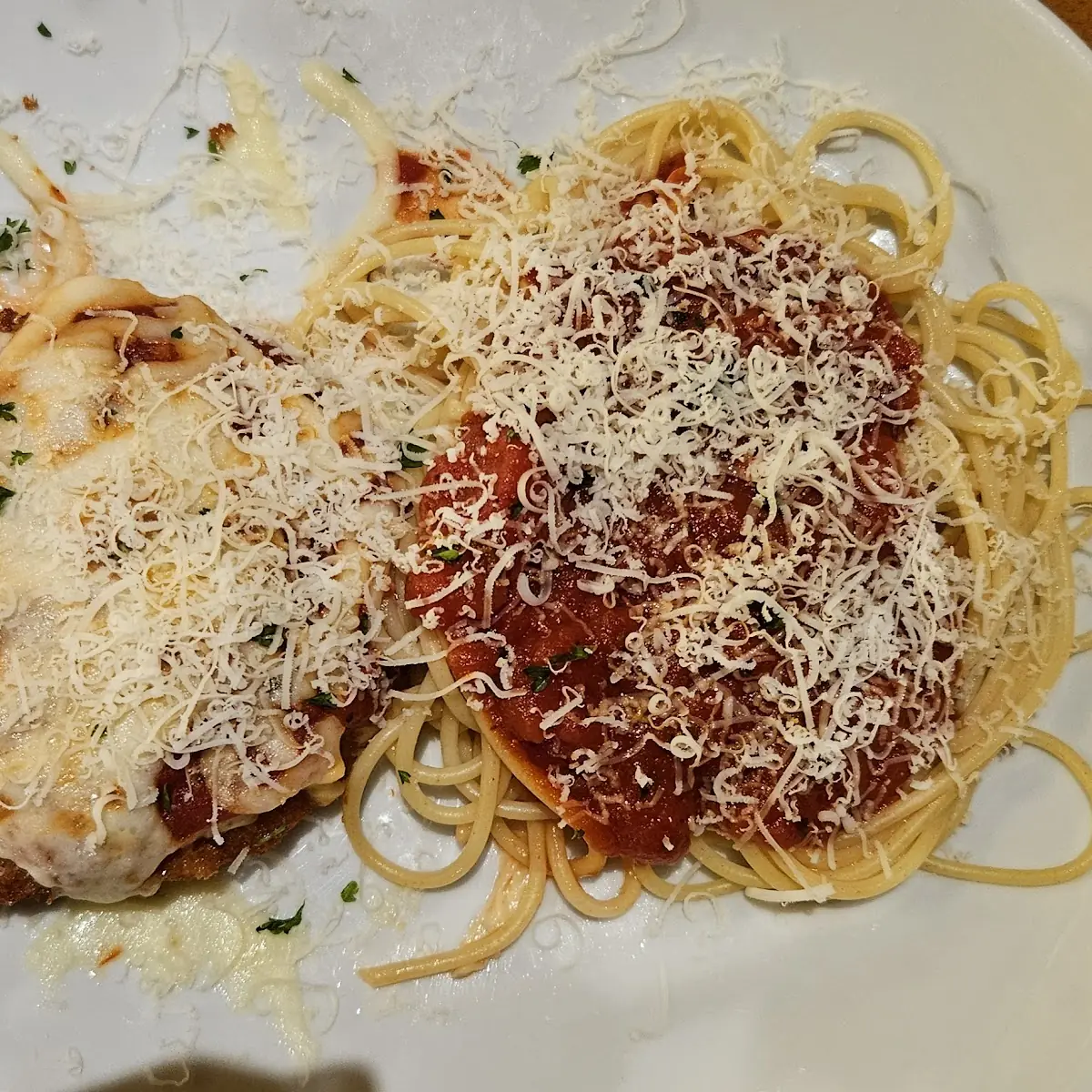 Chicken Parmesan with Spaghetti