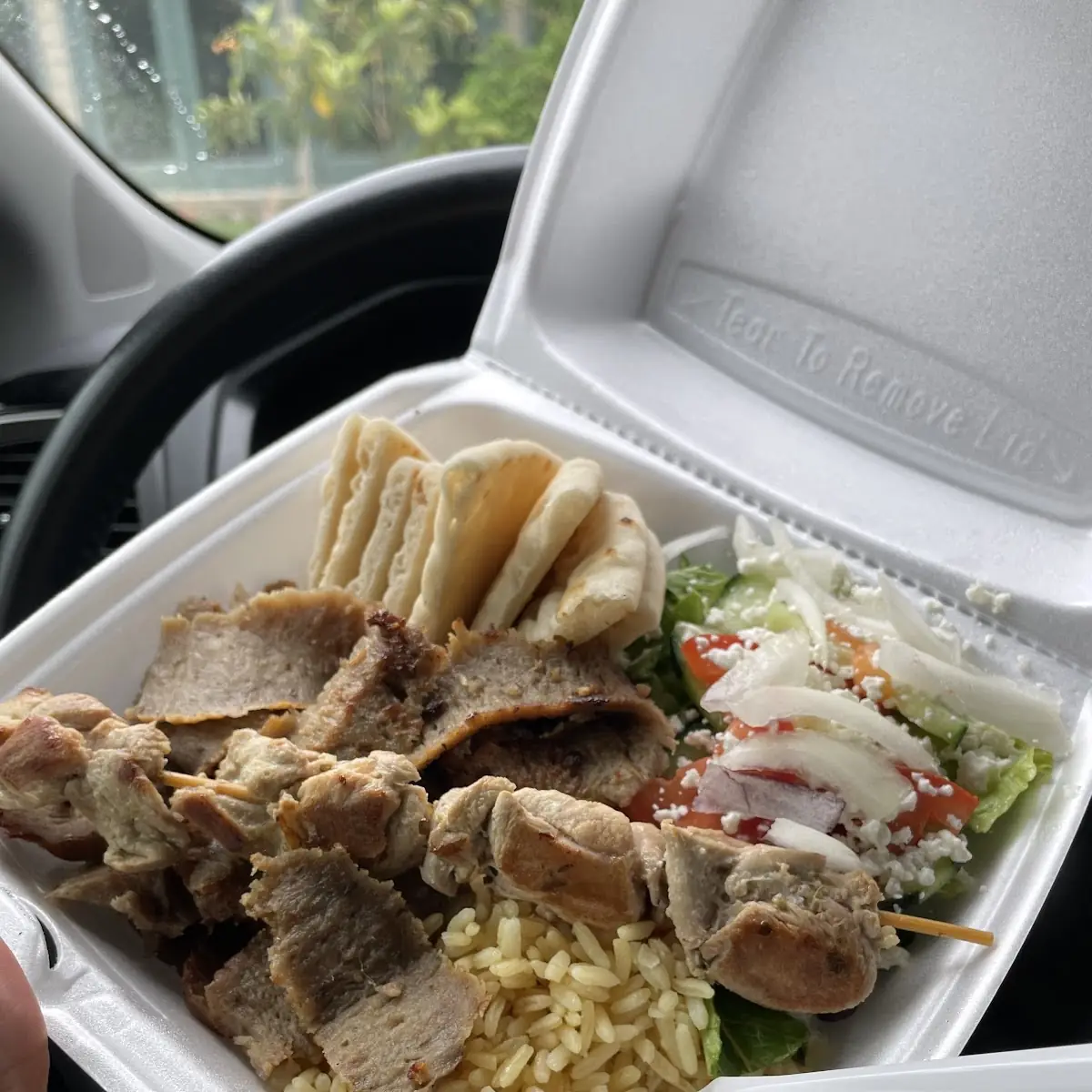 Combo Chicken Gyro Platter