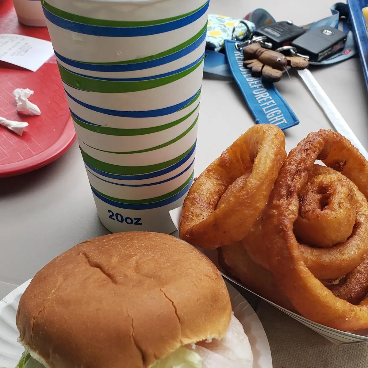 Cheeseburger Onion Rings