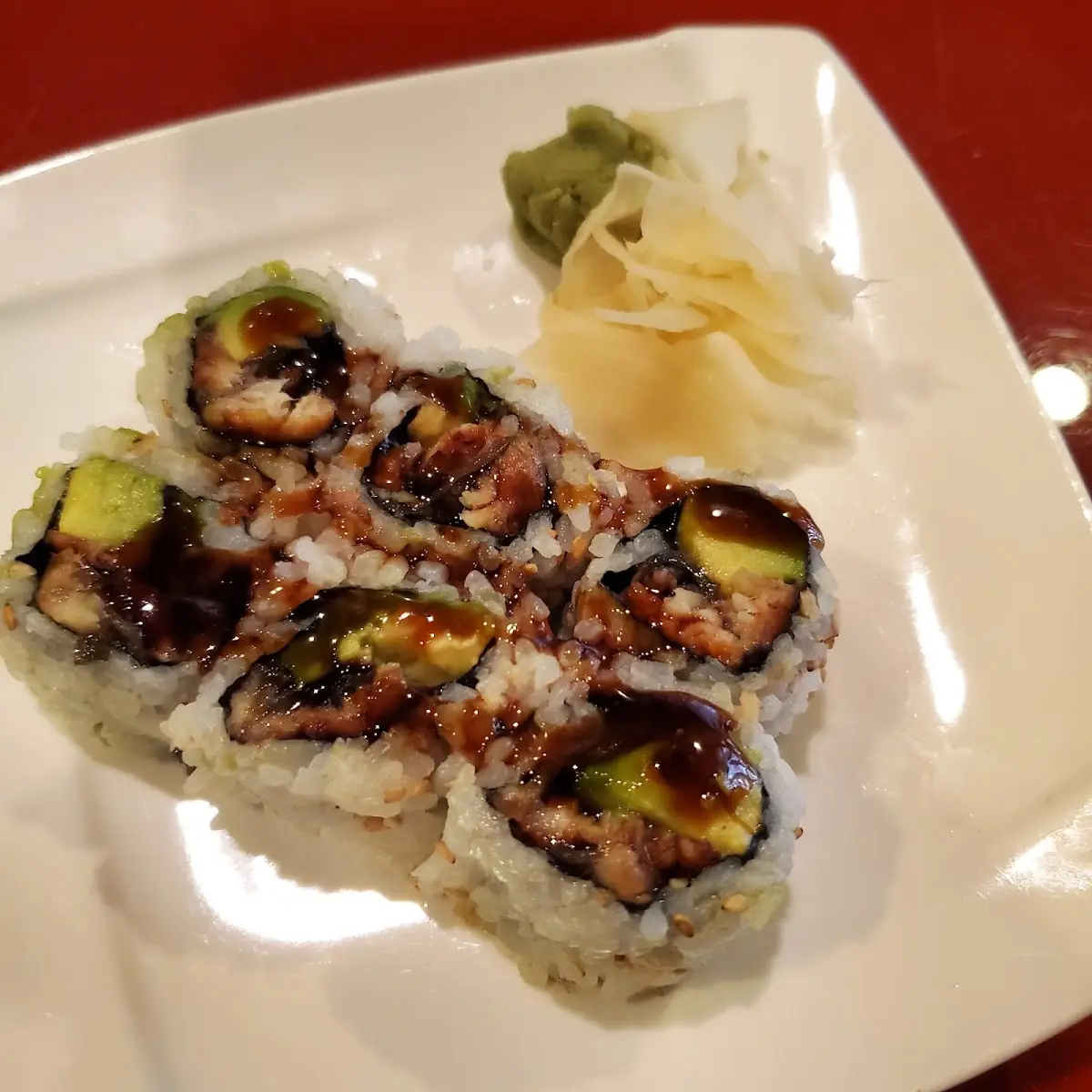 Eel and Avocado Roll