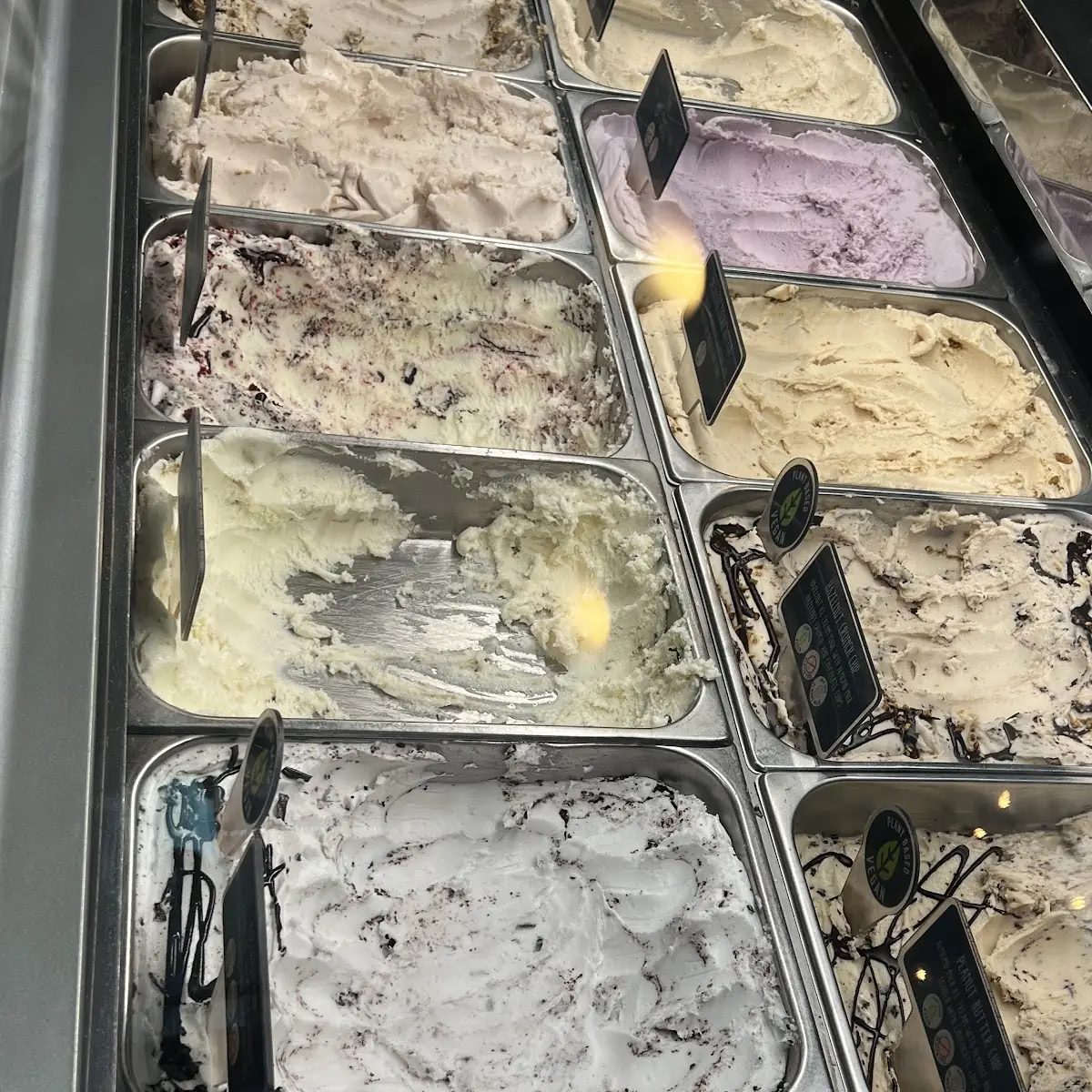Ice Cream in Multiple Flavors