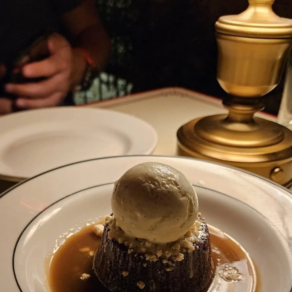 Sticky Toffee Pudding with Vanilla Ice Cream