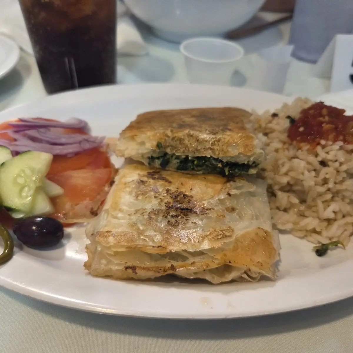 Spanakopita Plate