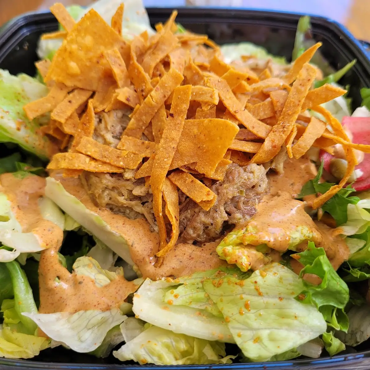 Hot Honey Buffalo Chicken Chef Salad