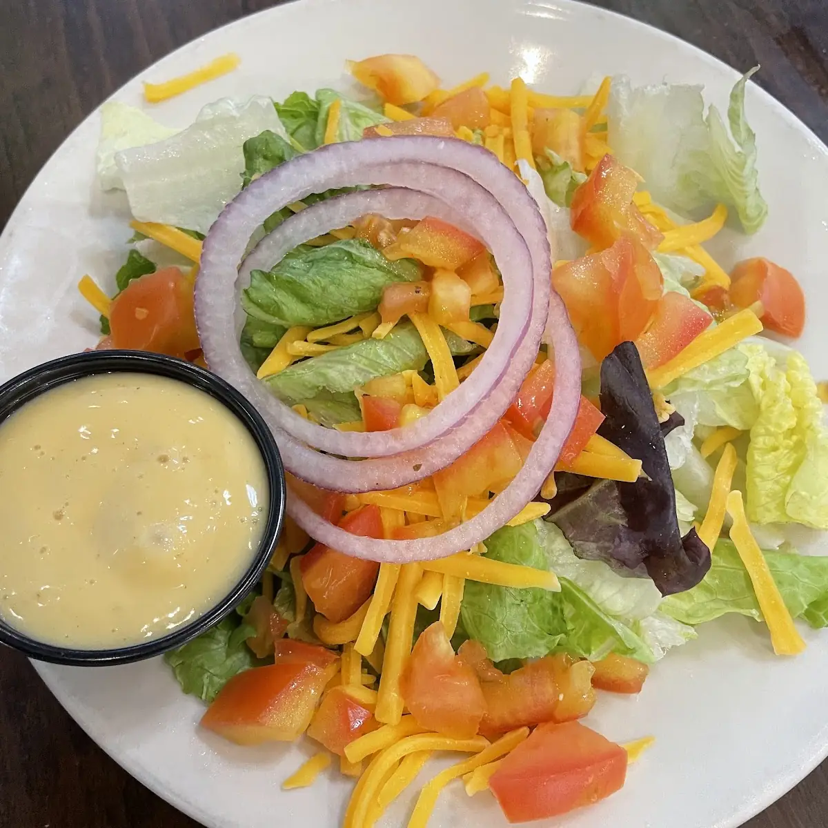 Dude Salad with Honey Mustard