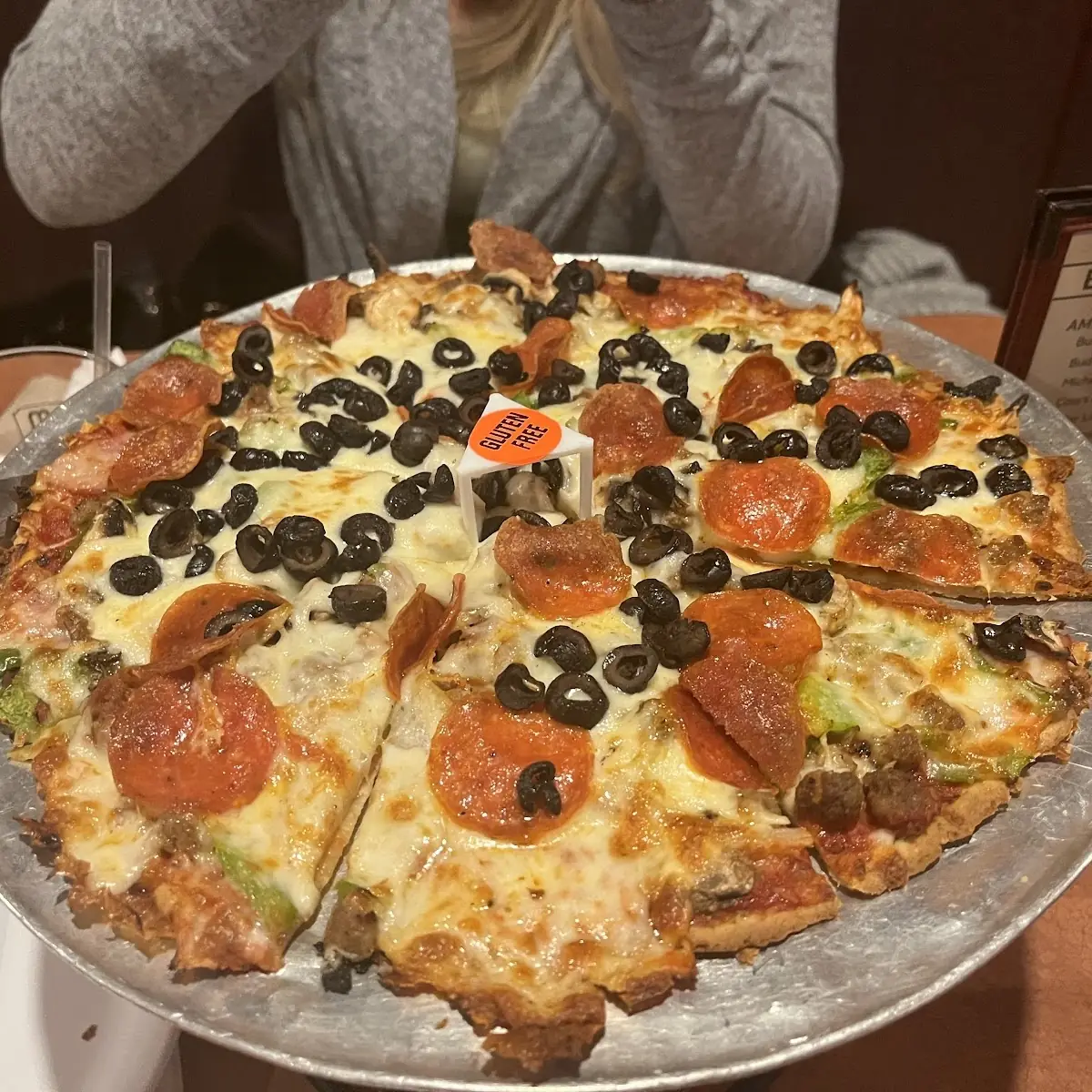 Combination Meat and Veggie Pizza