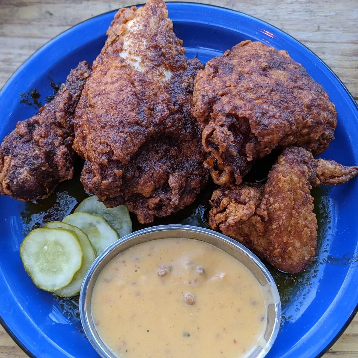 Fried Half Bird