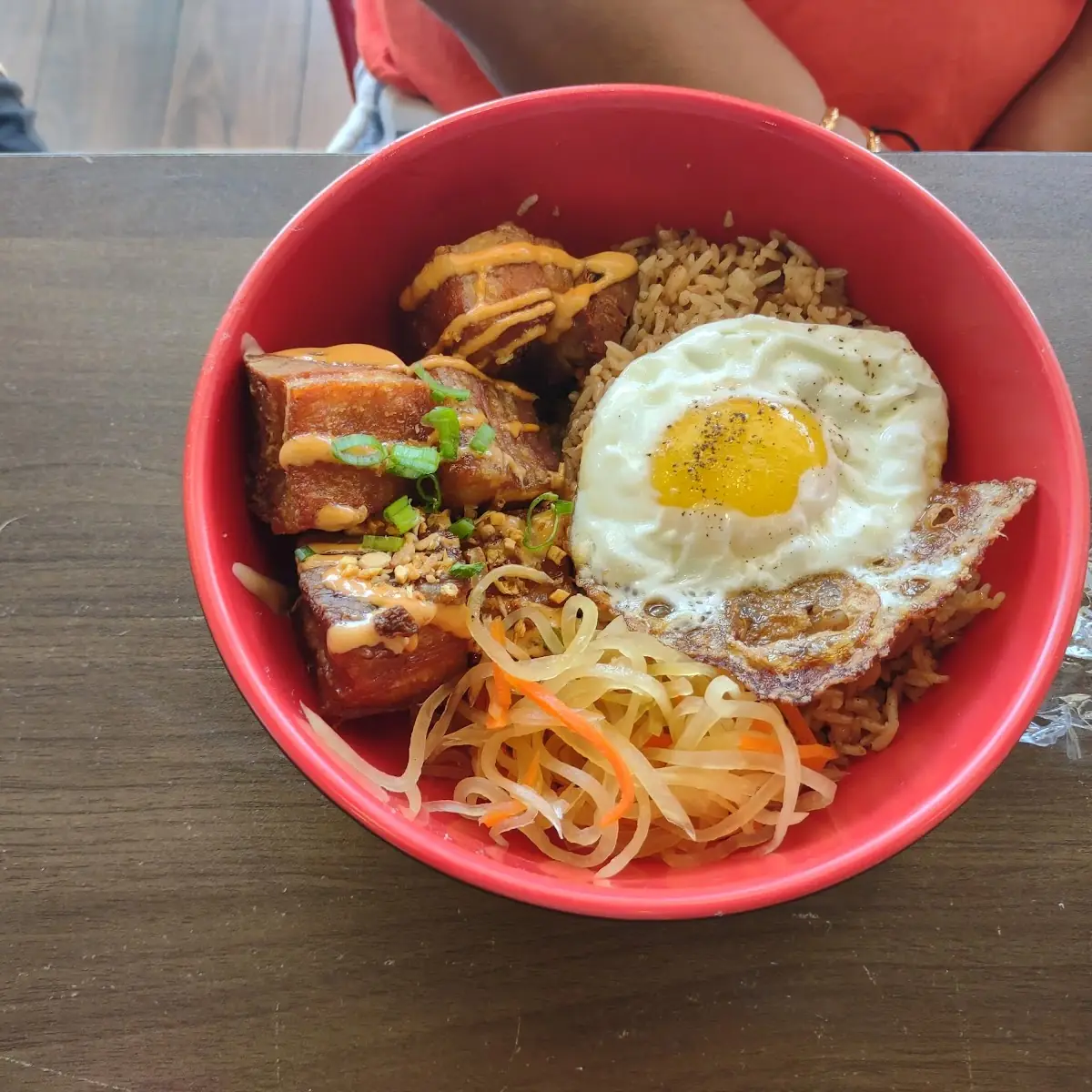 Crispy Pork Belly with Rice Bowl