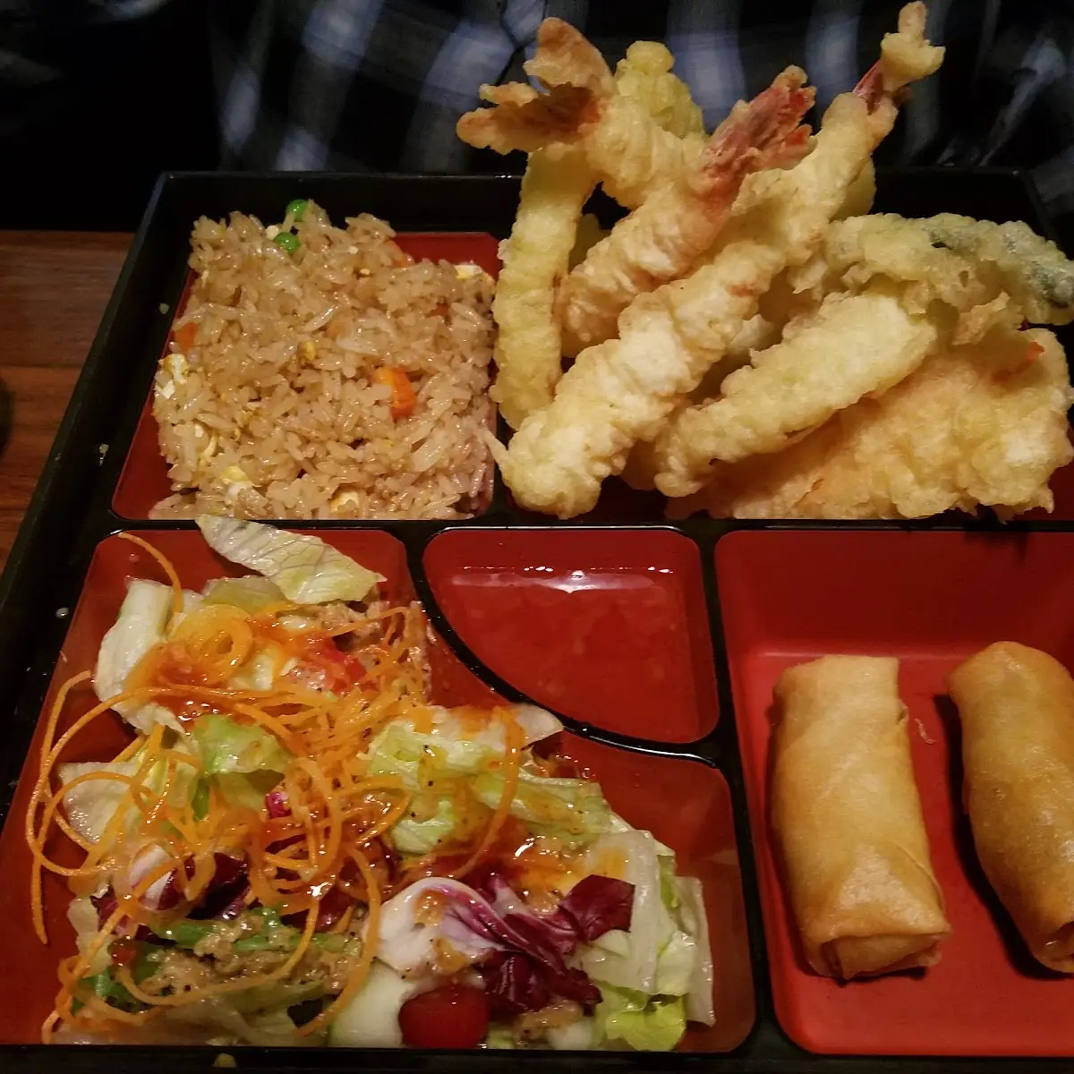 Tempura Shrimp Bento Box