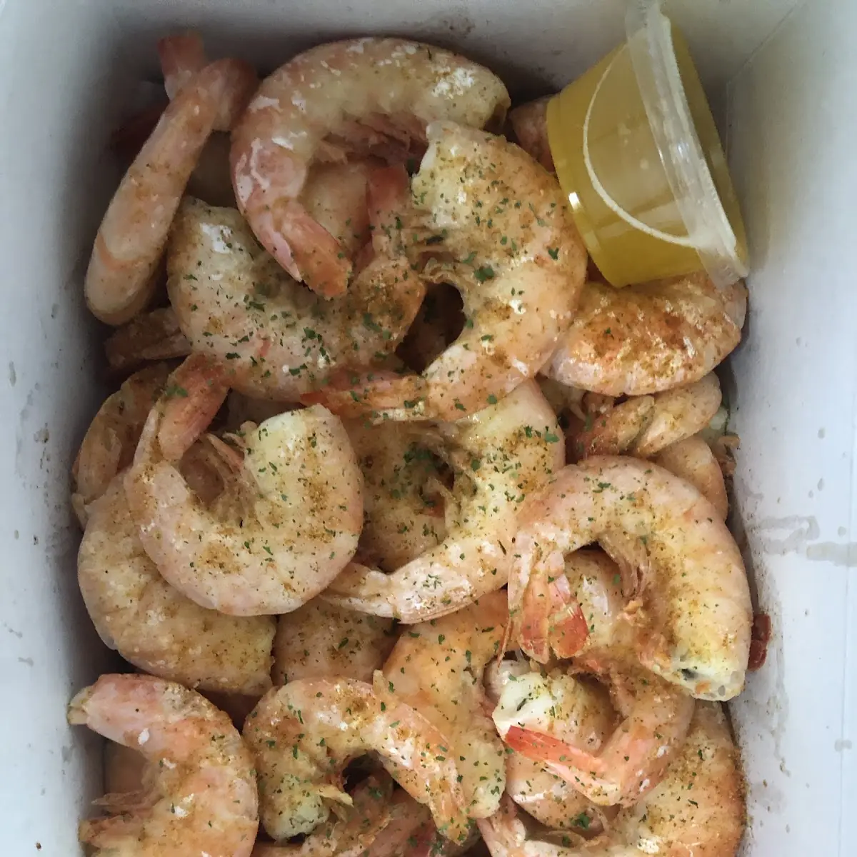 Steamed Shrimp