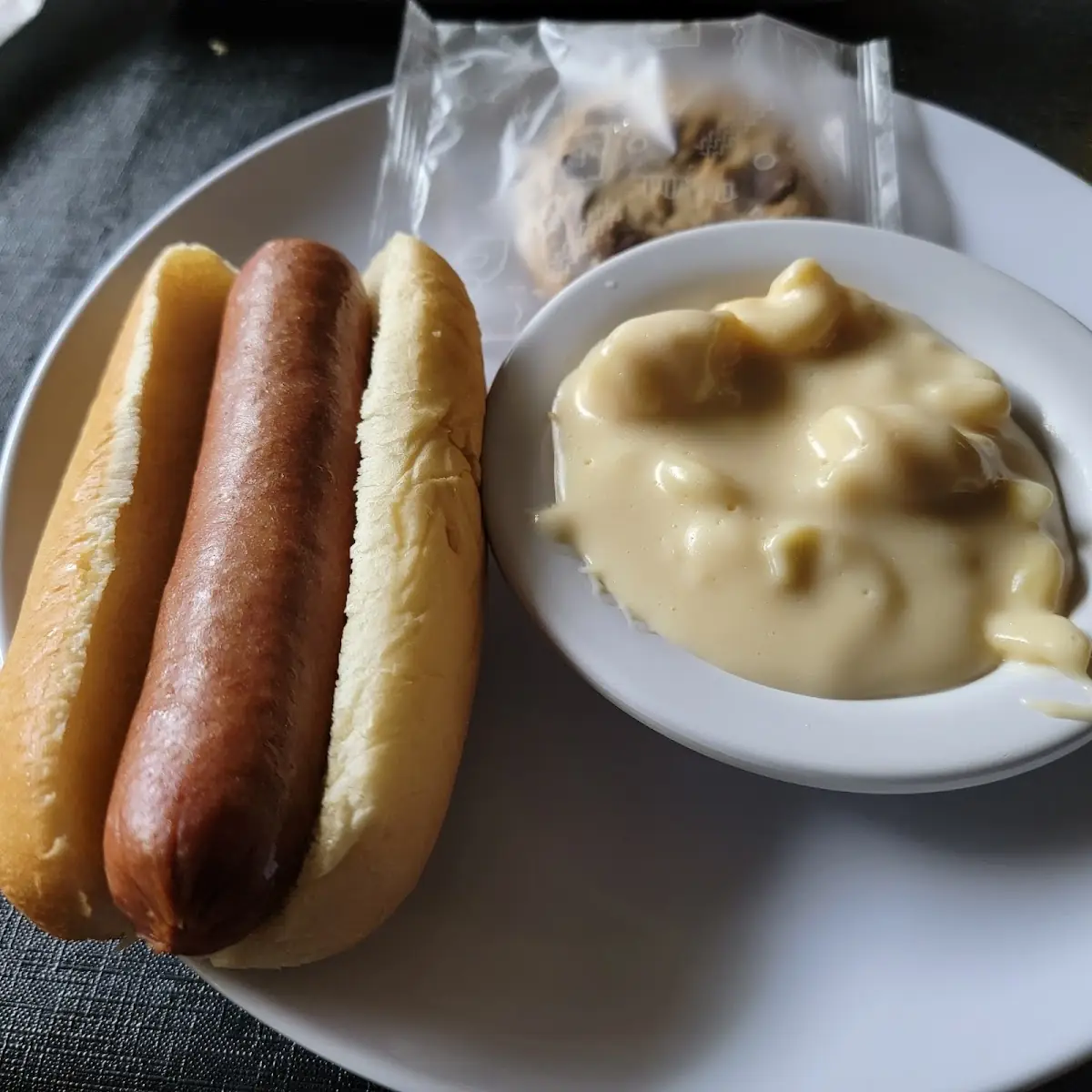 Kids Hot Dog with Mac and Cheese