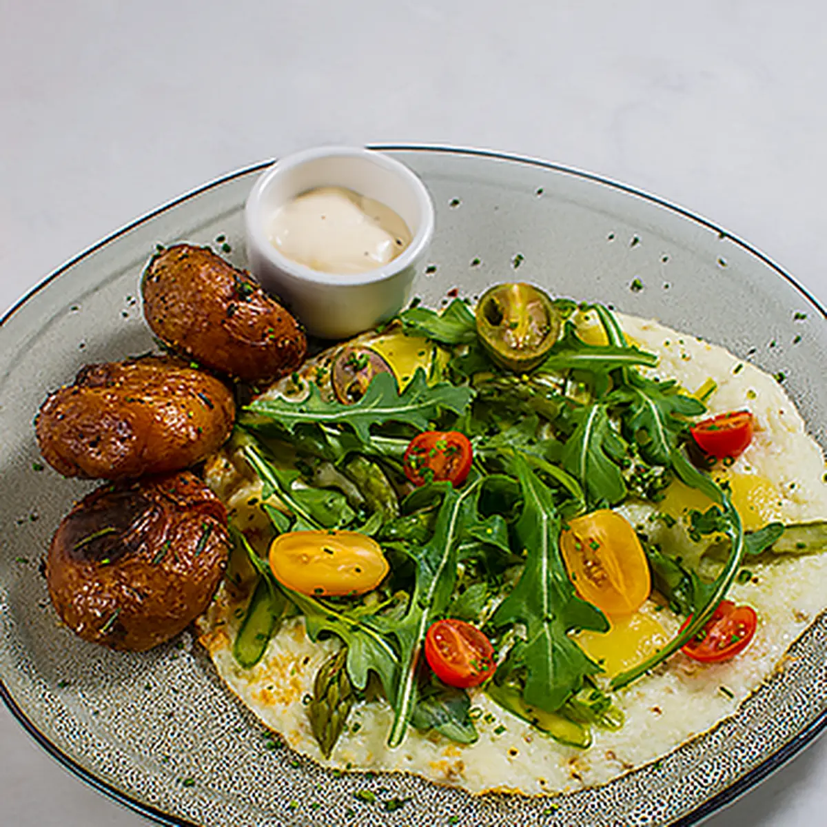 Vine-Ripened Tomato & Avocado Omelette